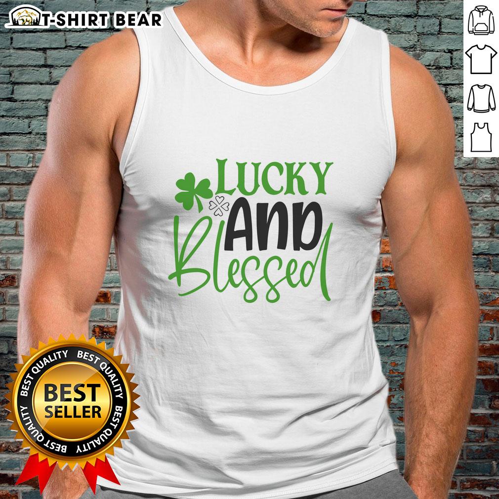 Official Lucky And Blessed Tank Top Official Lucky and Blessed Tank Top in vibrant colors, perfect for casual wear and showcasing good vibes.