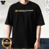Official Michigan Engineering University of Michigan Wolverines T-Shirt featuring bold logo and school colors.