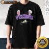 Official Minnesota Vikings X Snoopy Happy Easter T-Shirt featuring vibrant graphics of Snoopy in Vikings gear for Easter.