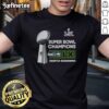 Alt Text: Official Seattle Seahawks Super Bowl LX Champions trophy T-shirt featuring bold graphics and team logo.