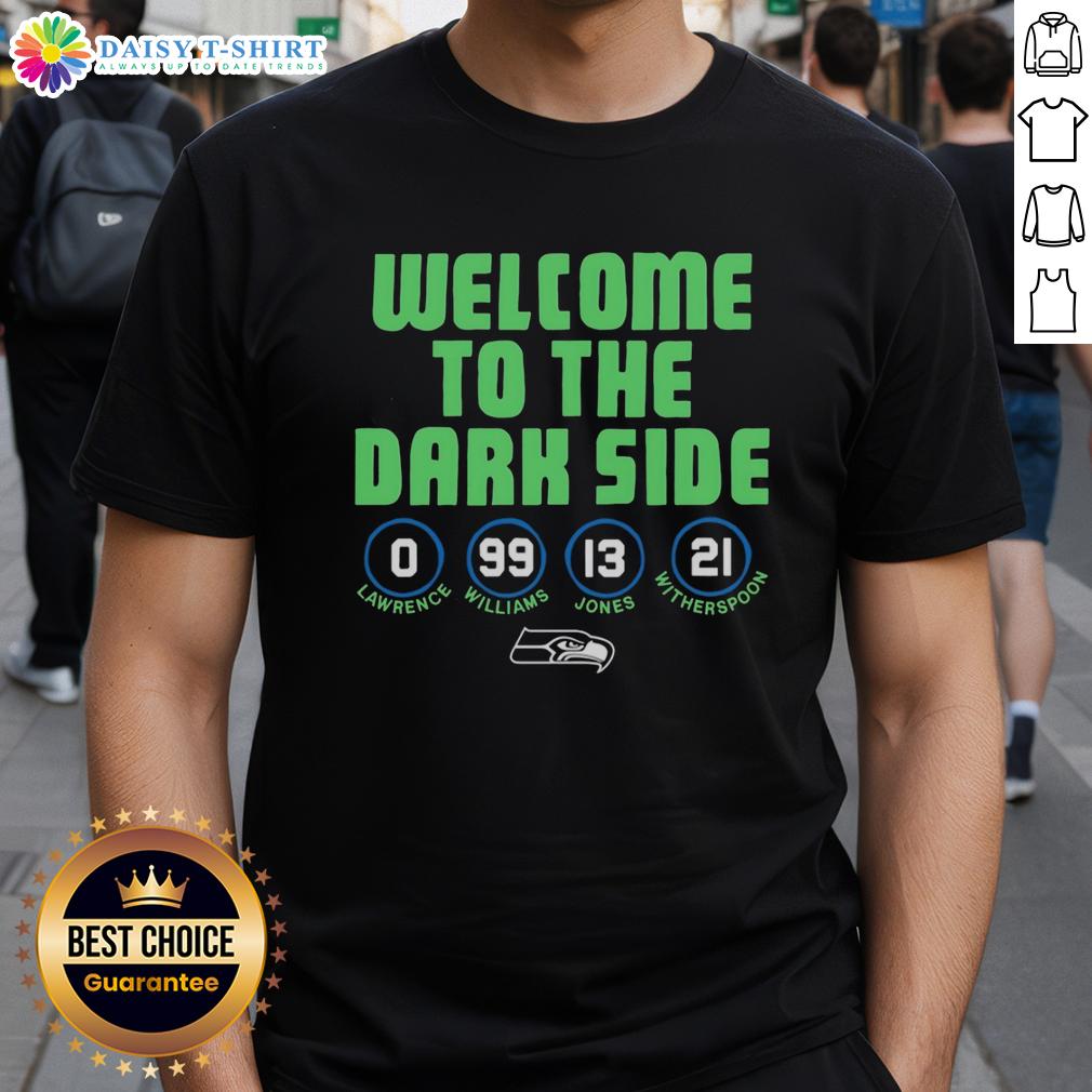 Official Seattle Seahawks Welcome To The Dark Side T Shirt Official Seattle Seahawks Welcome To The Dark Side T-Shirt featuring bold graphics and team colors for fans and collectors.