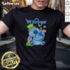 Alt Text: Official Stitch With St Patricks Hug Kroger Logo T-Shirt featuring a vibrant design for festive celebrations.