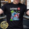 Official Stitch With St Patricks Hug Safeway Logo T-Shirt featuring a festive design for St. Patrick's Day celebrations.