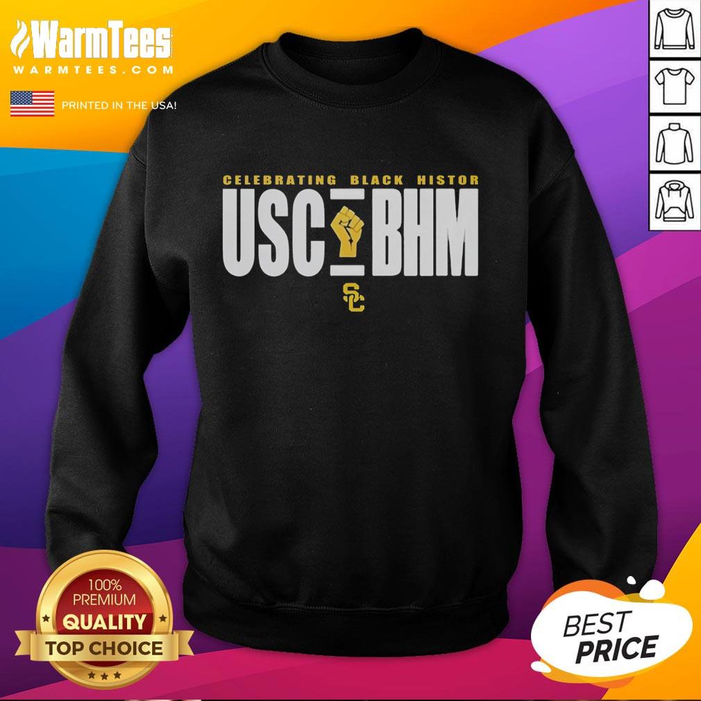 official-usc-bhm-black-history-month-logo-sweatshirt Official Usc Bhm Black History Month Logo T-Shirt - Image 5