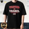 Alt Text: Official Vested In Vrabel Flag T-Shirt featuring a bold design, perfect for fans of the Tennessee Titans and coach Mike Vrabel.