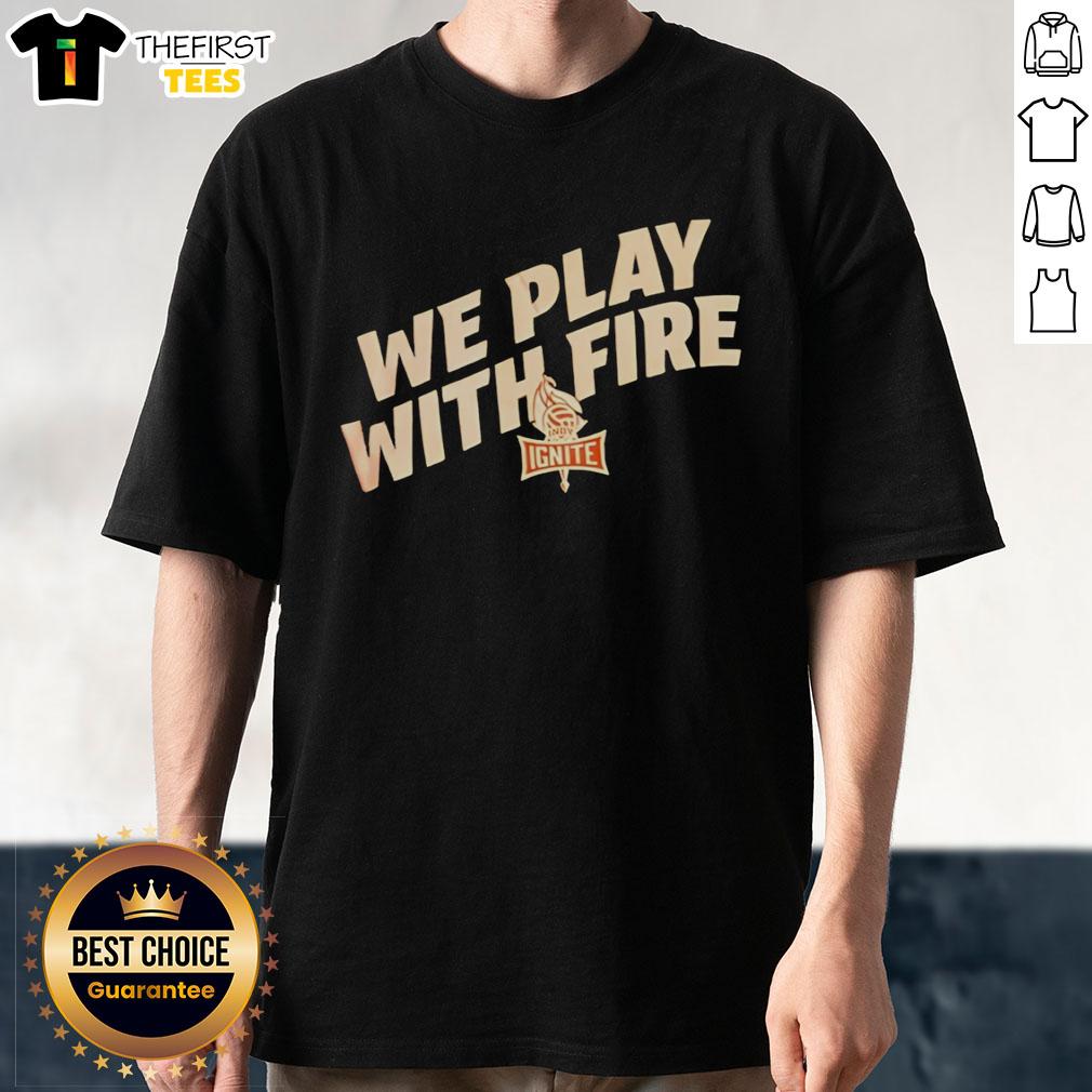 official-we-play-with-fire-indy-ignite-logo-t-shirt Alt Text: Official We Play With Fire Indy Ignite Logo T-Shirt showcasing vibrant design and comfortable fit for fans.