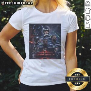 Hot Seattle Seahawks x Darkside Defense Super Bowl LX 2026 Champions graphic on a ladies tee, showcasing team spirit.