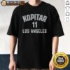 Original Anze Kopitar Los Angeles Kings T-Shirt featuring name and number 11 for ice hockey fans.