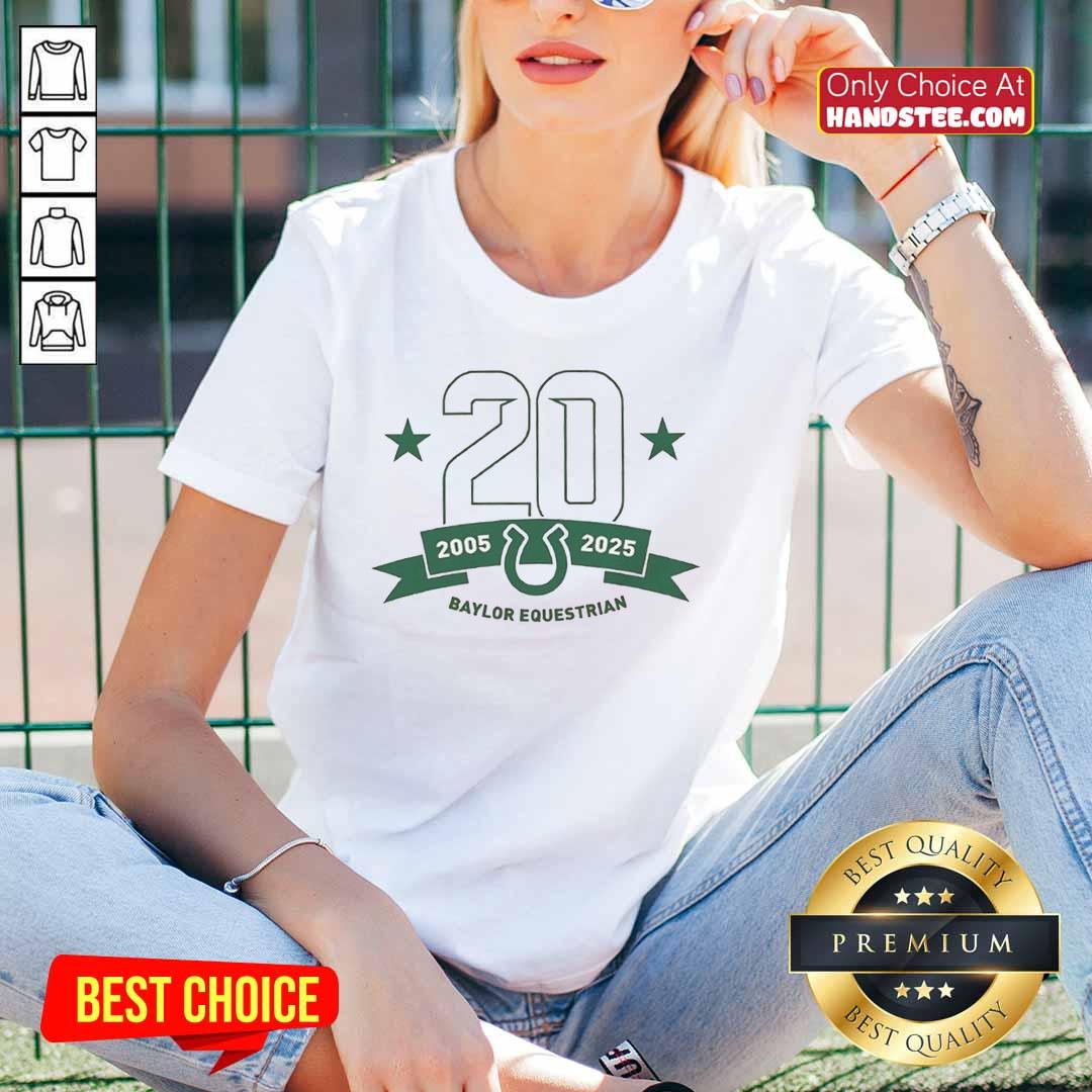 original-baylor-equestrian-20-years-2005-2025-ladies-tee Original Baylor Equestrian 20 Years 2005-2025 Ladies Tee featuring stylish design and vibrant colors celebrating equestrian legacy.