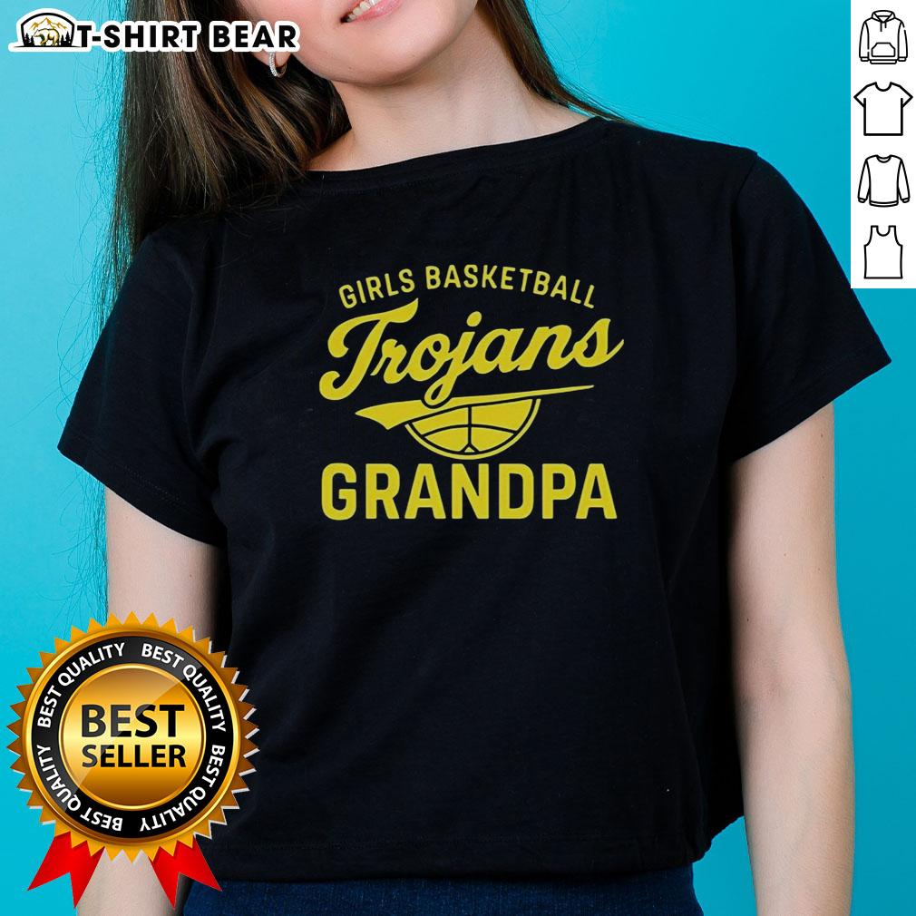 Original Girl Basketball Trojans Grandpa Ladies Tee Original Girl Basketball Trojans Grandpa Ladies Tee featuring a stylish design for female sports fans.