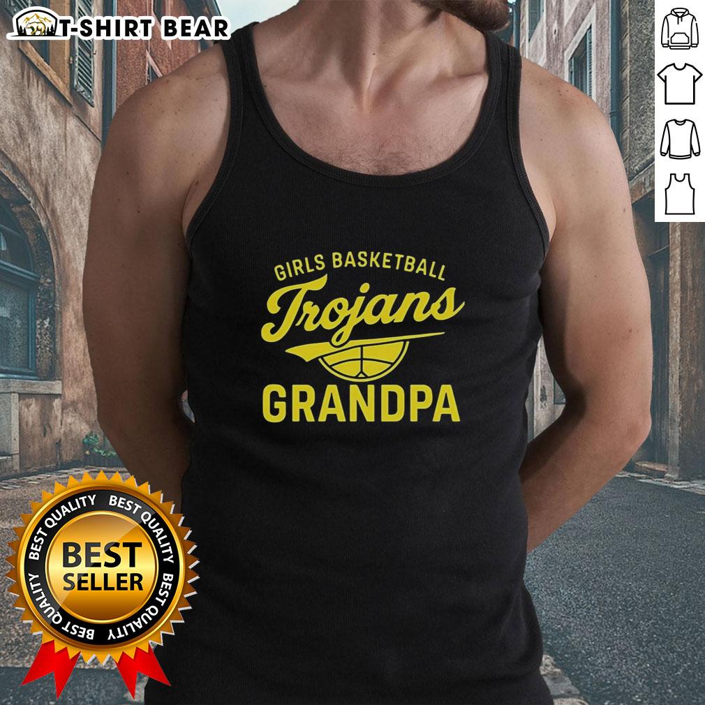 Original Girl Basketball Trojans Grandpa Tank Top Original Girl Basketball Trojans Grandpa Tank Top featuring a vibrant design for stylish sports fans.