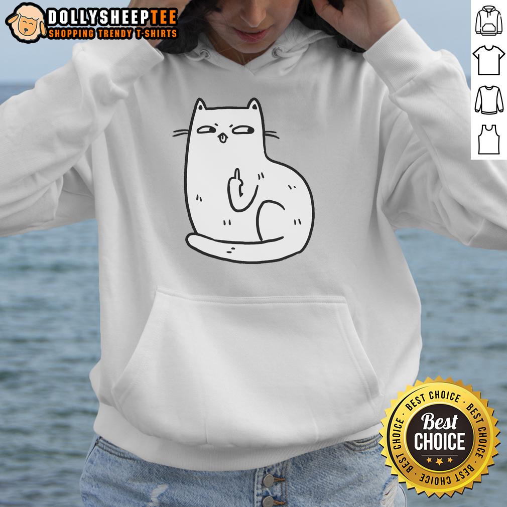 Original Middle Finger Cat Hoodie Original Middle Finger Cat Hoodie featuring a playful cat graphic and stylish design for cat lovers and hoodie enthusiasts.