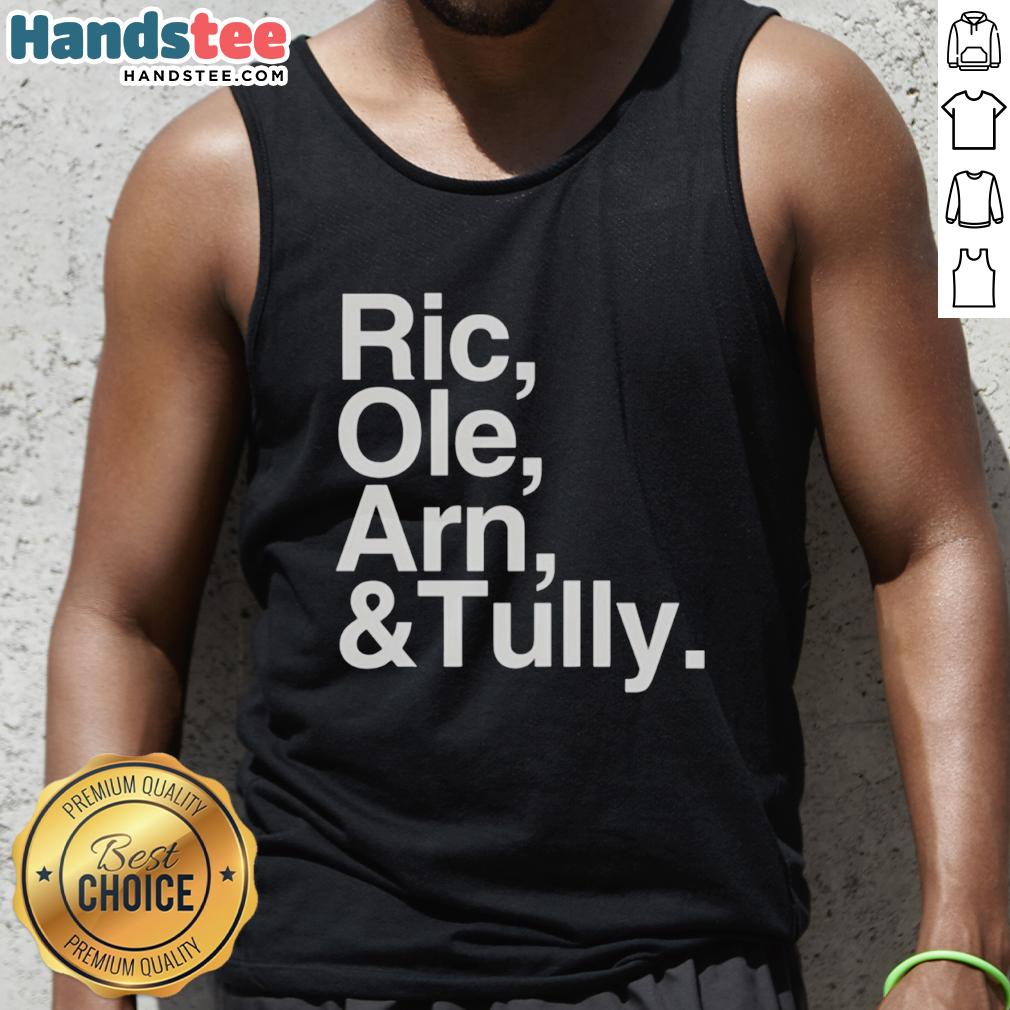 original-ric-ole-arn-tully-text-tank-top Original Ric Ole Arn Tully text tank top featuring bold graphic design and comfortable fit for casual wear.