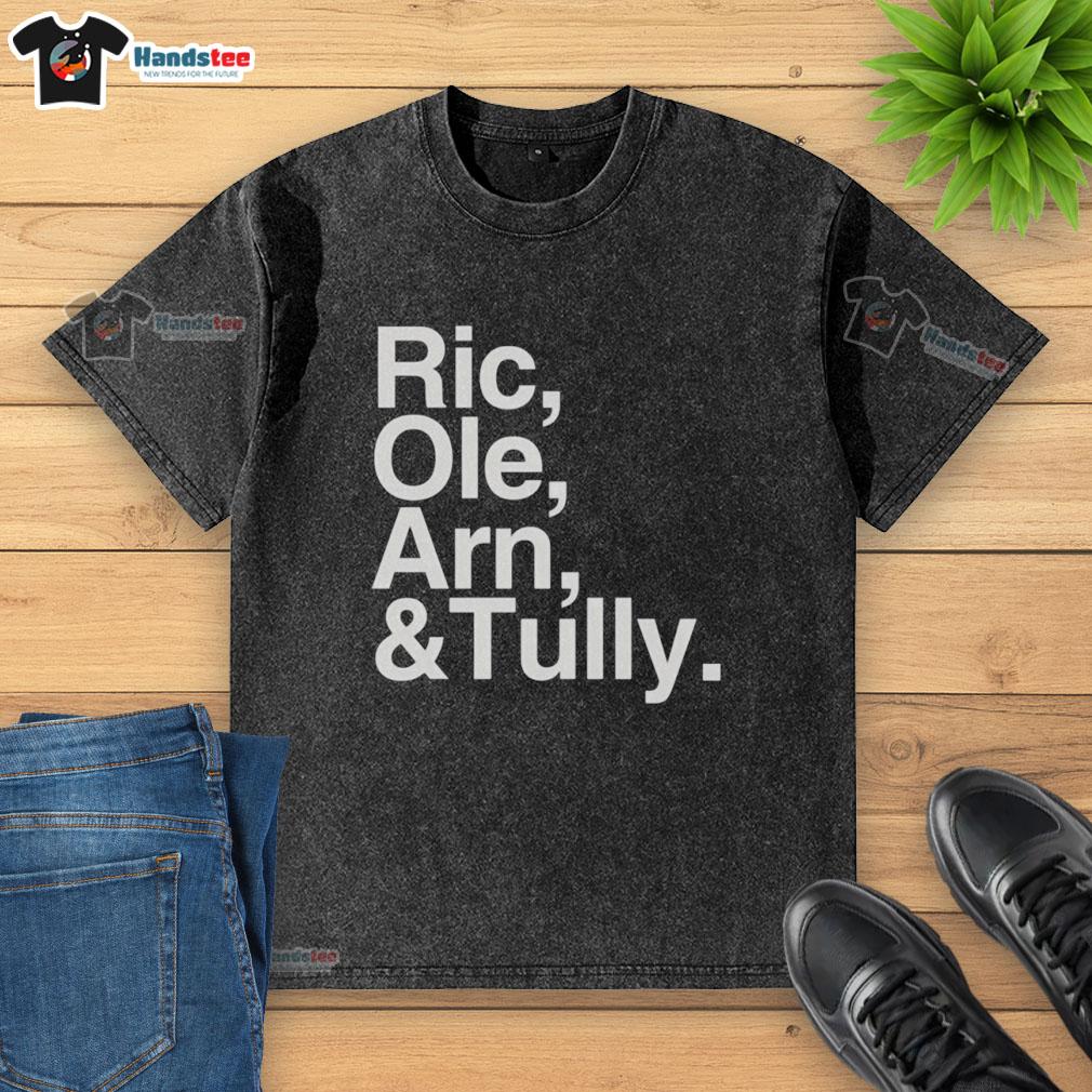 original-ric-ole-arn-tully-text-washed-t-shirt Original Ric Ole Arn Tully Text Washed T-Shirt featuring a vintage design in soft cotton fabric, perfect for casual wear.