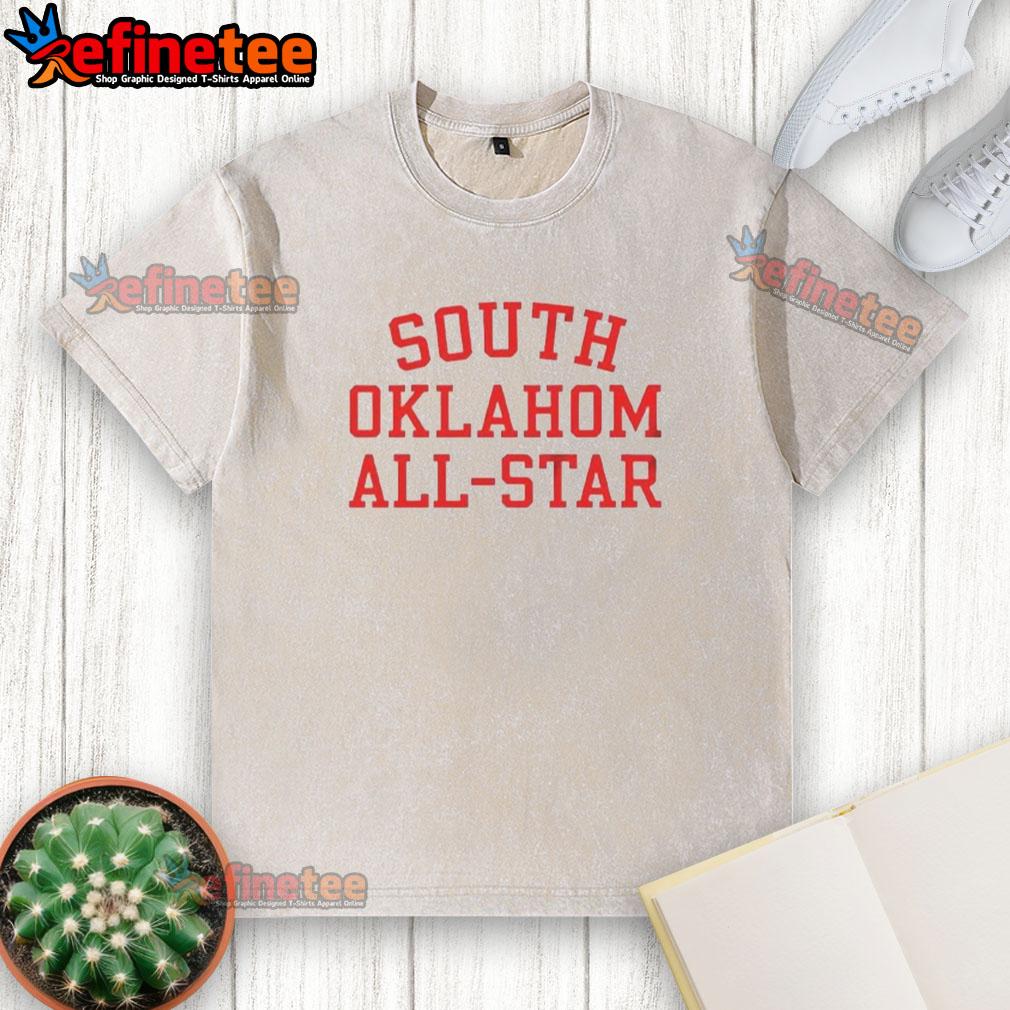 original-south-oklahoma-all-stars-letter-washed-t-shirt Original South Oklahoma All-Stars Letter Washed T-Shirt featuring vibrant colors and a relaxed fit, perfect for casual wear.