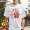 Original Tampa Bay Buccaneers Fire The Cannons Spirit Script T-Shirt featuring vibrant team colors and bold graphic design.