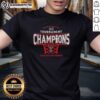 Texas Tech Red Raiders Men's Basketball 2026 Big 12 Conference Tournament Champions T-Shirt featuring team colors and logo.