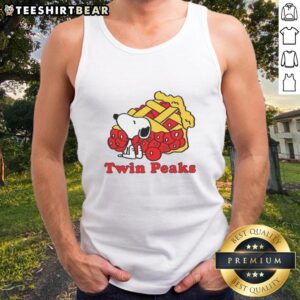 Official Snoopy Twin Peaks tank top featuring iconic graphic design, perfect for fans of both Snoopy and Twin Peaks.