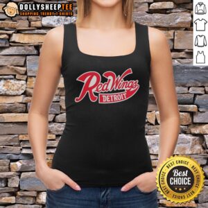 Top Detroit Red Wings x Greyson logo tank top, featuring a stylish design perfect for fans and summer wear.