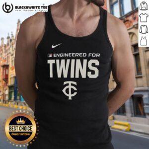 Top Engineered for Minnesota Twins MLB Logo Tank Top featuring vibrant team colors and stylish design for fans.