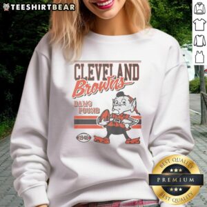 Premium Cleveland Browns Spirit Script T-Shirt - Image 5