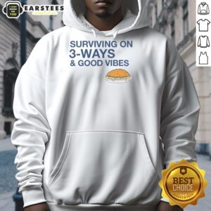 Good Vibes hoodie featuring a stylish design, perfect for staying cozy and positive in any setting.