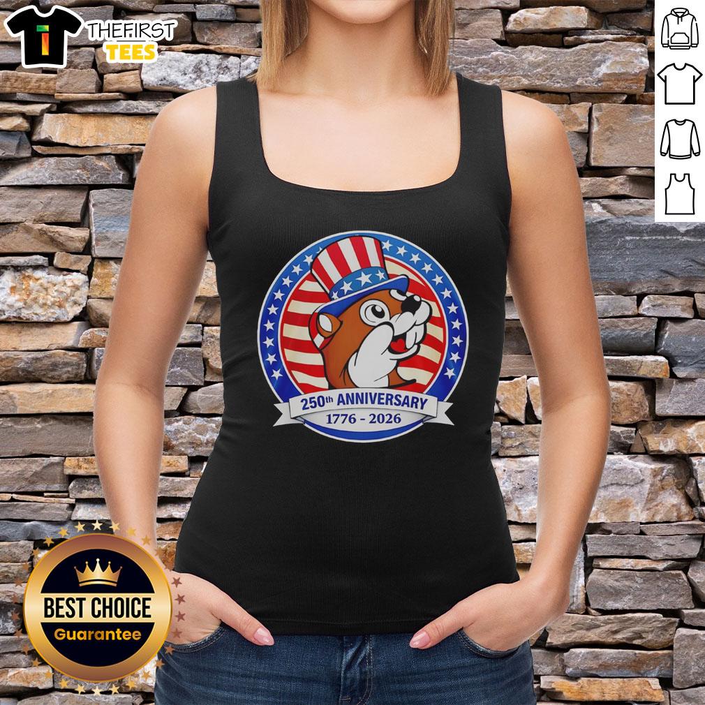 premium-buc-ees-beaver-250th-anniversary-1776-2026-uncle-sam-patriot-american-flag-tank-top Alt Text: Premium Buc-Ees Beaver 250th Anniversary tank top featuring Uncle Sam and the American flag for patriotic style.
