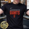 Premium engineered San Francisco Giants MLB logo t-shirt featuring vibrant colors and comfortable fit for fans.
