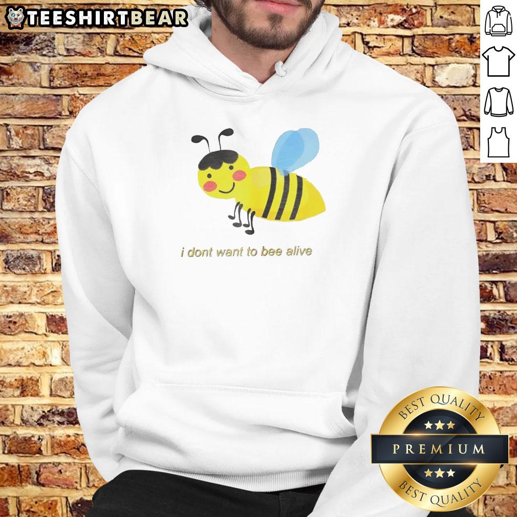 premium-i-dont-want-to-bee-alive-cartoon-hoodie Alt Text: Premium 'I Don't Want to Bee Alive' cartoon hoodie featuring vibrant graphics, perfect for unique casual wear.