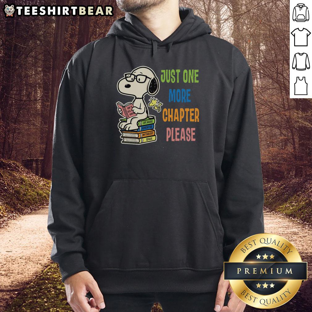 premium-just-one-more-chapter-please-snoopy-book-hoodie Premium Snoopy Book Hoodie featuring 'Just One More Chapter Please' design, perfect for book lovers and cozy reading.