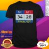 Premium Ne 34 Atl 28 Final T-Shirt featuring a stylish design for sports fans and collectors, perfect for any occasion.