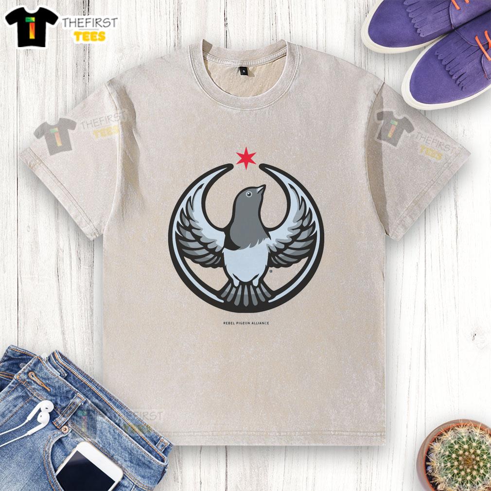premium-rebel-pigeon-alliance-washed-t-shirt Premium Rebel Pigeon Alliance washed t-shirt in soft cotton, featuring a unique graphic design, perfect for casual wear.