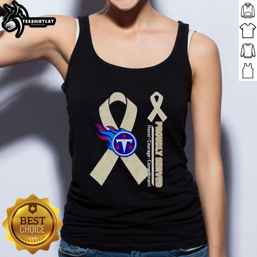 premium-tennessee-titans-proudly-served-honor-courage-commitment-tank-top Premium Tennessee Titans tank top featuring 'Honor, Courage, Commitment' design, perfect for fans showing team pride.