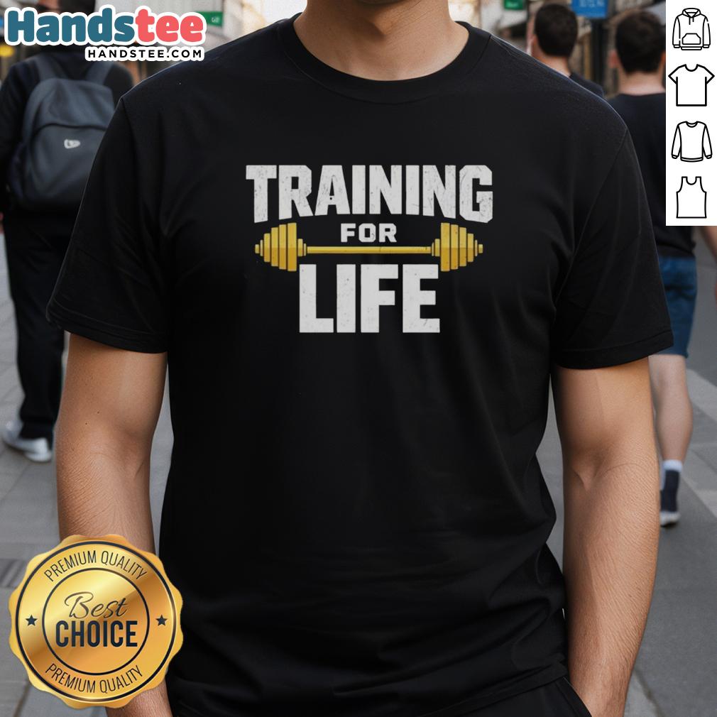 premium-training-for-life-gym-t-shirt-1 Premium Training For Life Gym T-Shirt featuring a stylish design, perfect for fitness enthusiasts and gym lovers.