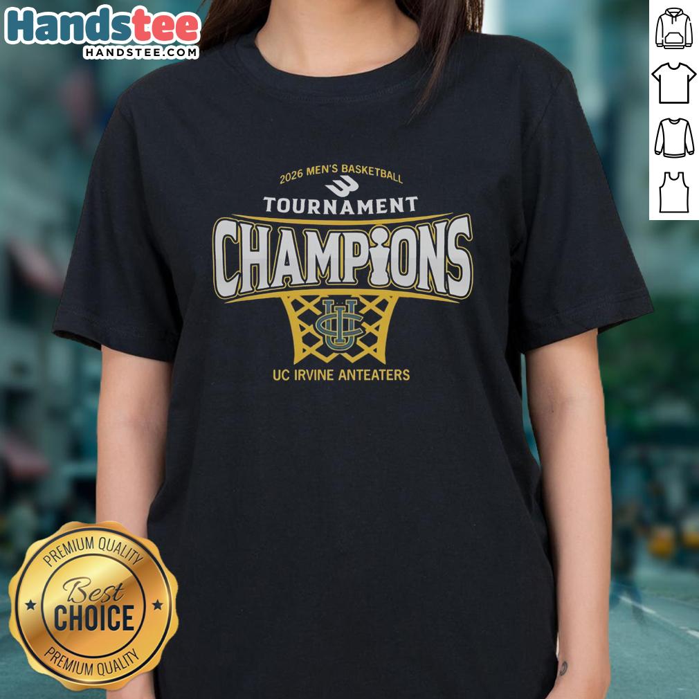 premium-uc-irvine-anteaters-mens-basketball-2026-big-west-conference-tournament-champions-ladies-tee Alt Text: Premium UC Irvine Anteaters Men's Basketball 2026 Big West Conference Tournament Champions ladies tee design.