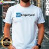 Premium Unemployed Logo T-Shirt featuring a stylish design perfect for those embracing the unemployed lifestyle.