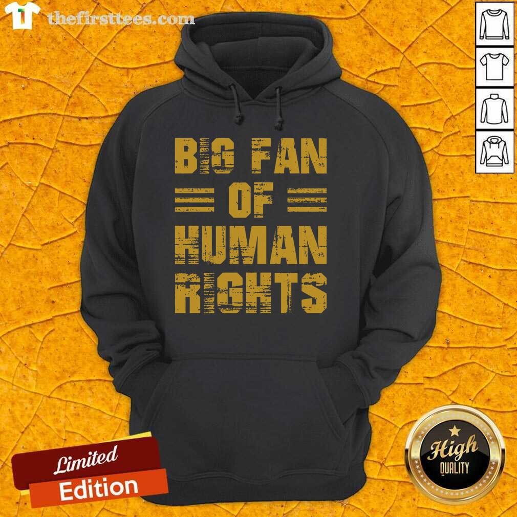pretty-big-fan-of-human-rights-rights-advocate-hoodie Pretty Big Fan of Human Rights hoodie worn by a passionate rights advocate at a social justice event.