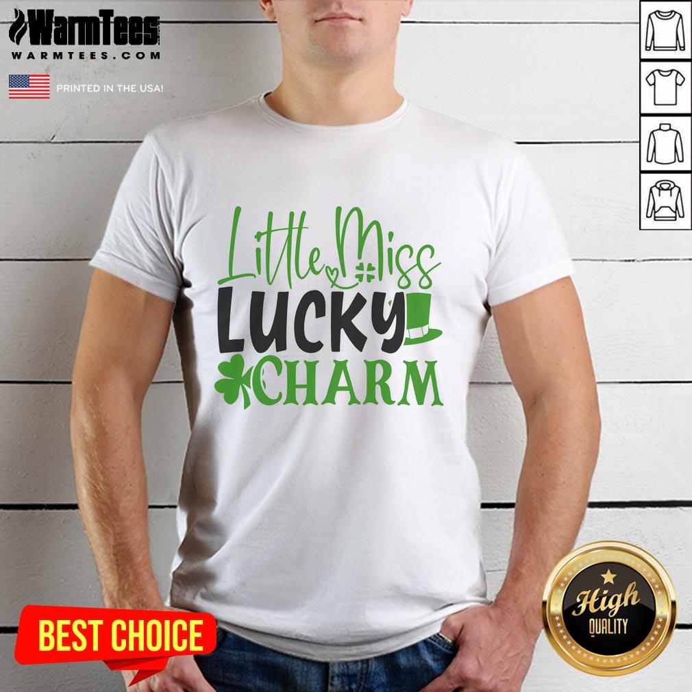 pretty-little-miss-lucky-charm-t-shirt Pretty Little Miss Lucky Charm T-Shirt featuring a cute design perfect for kids, celebrating luck and charm in style.