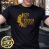 Pretty Love Thy Neighbor Abolish Ice Sunflower T-Shirt featuring vibrant sunflower design and bold text for activism.