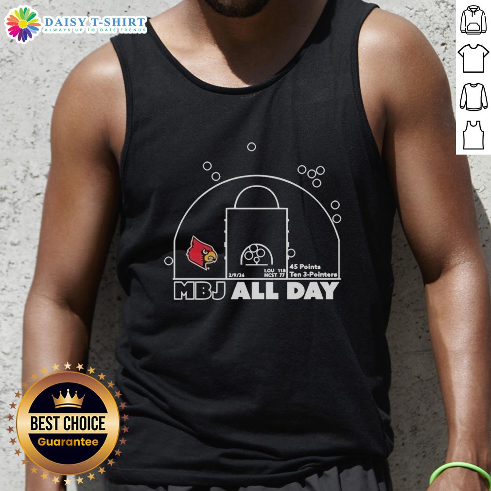 Pretty Mikel Brown Jr Louisville Cardinals All Day Tank Top Pretty Mikel Brown Jr. Louisville Cardinals All Day Tank Top in vibrant red, perfect for game day or casual wear.