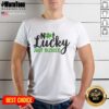 Pretty Not Lucky Just Blessed Irish T-Shirt featuring a vibrant design celebrating Irish heritage and positivity.
