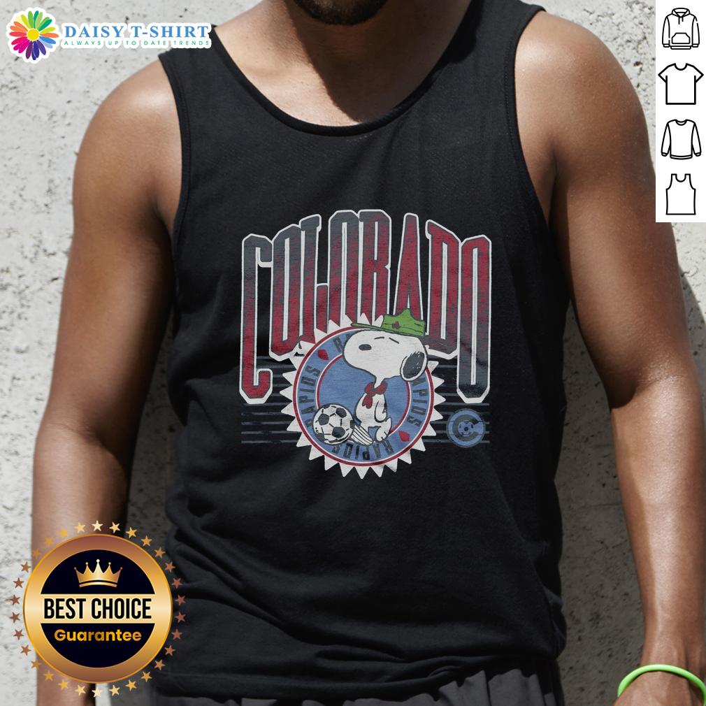 Pretty Peanuts Snoopy X Colorado Rapids Tank Top Pretty Peanuts Snoopy X Colorado Rapids tank top featuring vibrant designs, perfect for fans and summer wear.