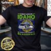 Pretty Seattle Seahawks T-shirt: I May Live In Idaho But My Heart Belongs To Seahawks on gameday.