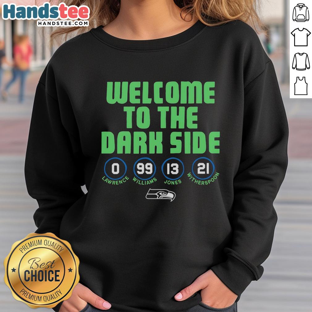 pretty-seattle-seahawks-welcome-to-the-dark-side-sweatshirt Alt Text: Pretty Seattle Seahawks 'Welcome to the Dark Side' sweatshirt featuring bold graphics and a stylish design for fans.