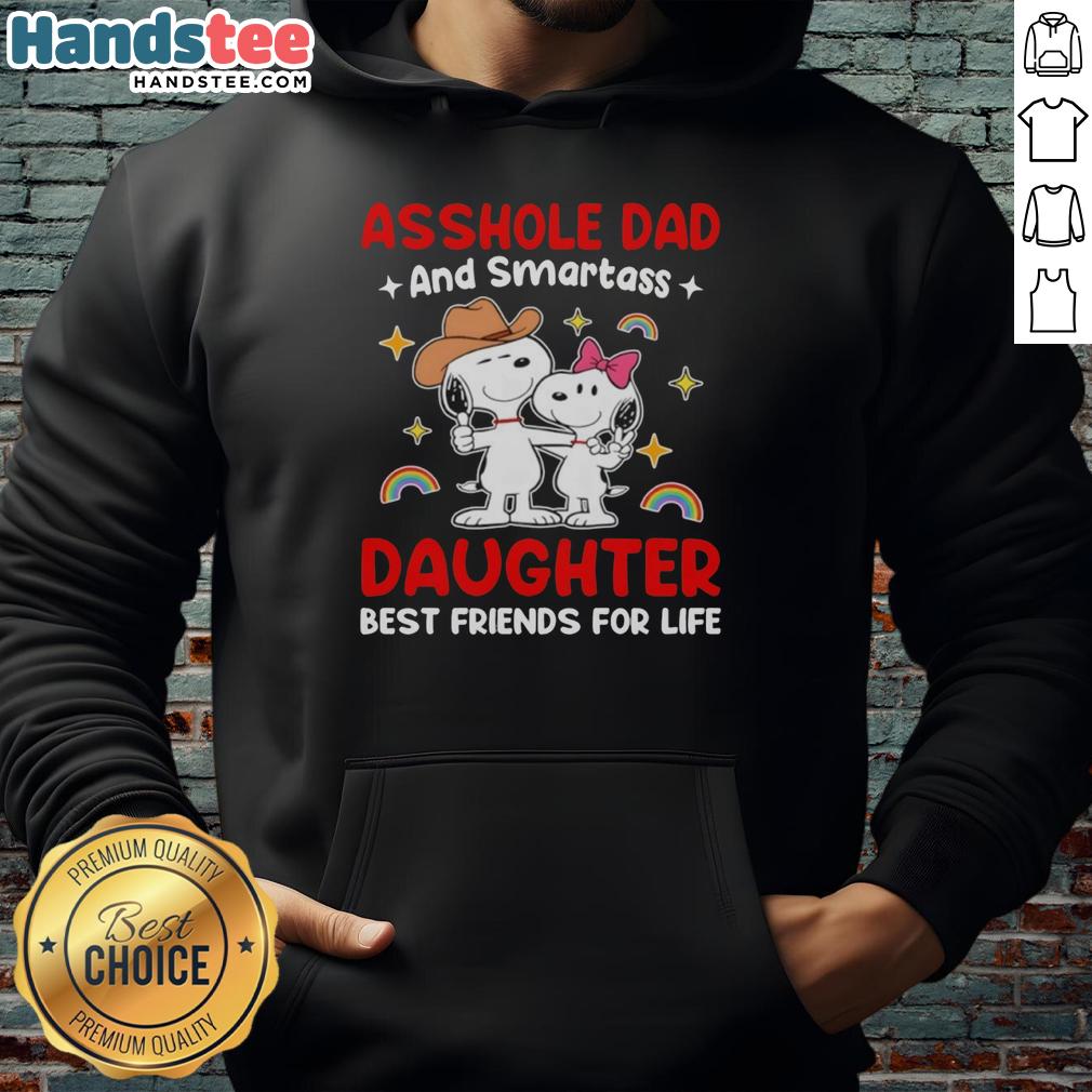 pretty-snoopy-asshole-dad-and-smartass-daughter-best-friends-for-life-hoodie Pretty Snoopy Asshole Dad and Smartass Daughter hoodie design showcasing their fun friendship and unique style.