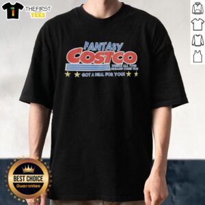 Top Fantasy Costco t-shirt featuring whimsical design and slogan 'Where All Your Dreams Come True' for dreamers and shoppers.