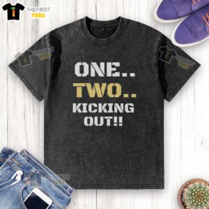Good One Two kicking out a stylish washed t-shirt featuring a modern design and comfortable fit.