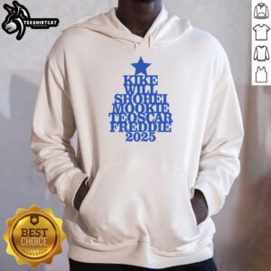 Premium Los Angeles Dodgers hoodie featuring Kike, Shohei, Mookie, Teoscar, and Freddie, perfect for baseball fans.