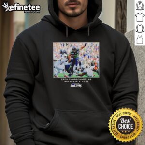 Alt Text: Premium Zach Charbonnet Seattle Seahawks hoodie graphic, November 9, 2025, showcasing team pride and style.