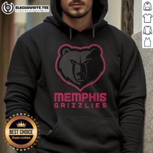 Hot Memphis Grizzlies Highlight Reel Hoodie showcasing vibrant team colors and logo, perfect for fans and stylish wear.